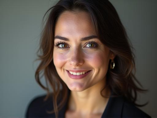 A professionally shot portrait of an individual